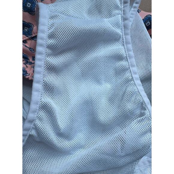 Vineyard Vines Swim Trunks 7" Chappy shorts Men XS Medallion Print Pink Lined - Picture 8 of 10